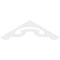 Ekena Millwork Pitch Northwest Architectural Grade PVC Gable Pediment, 48"W x 14"H x 1"P (7/12) GPP048X014X100NOR - alternate 3